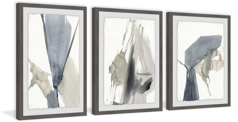 Kinetic Grid IX Triptych