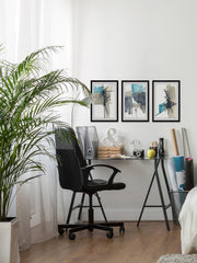 Kinetic Grid X Triptych