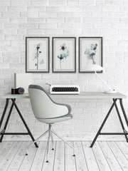 Midnight Blossoms IV Triptych