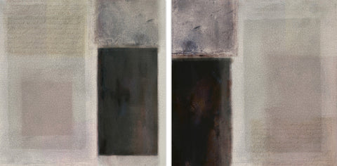 Muted Hues III Diptych
