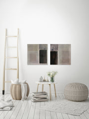 Muted Hues III Diptych