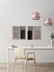 Muted Hues III Diptych