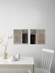 Muted Hues III Diptych