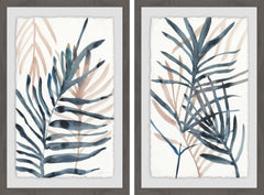 Dark Palms II Diptych