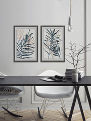 Dark Palms II Diptych