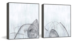 Pencil Strokes Diptych