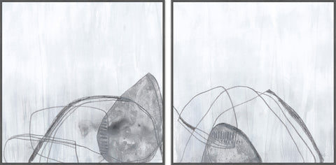 Pencil Strokes Diptych