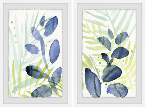 Queen Palms III Diptych