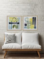 Refractions V Diptych