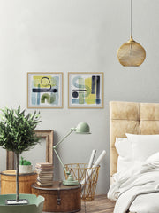 Refractions V Diptych