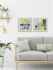 Refractions V Diptych