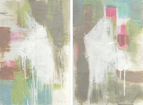 Paint Drips Diptych