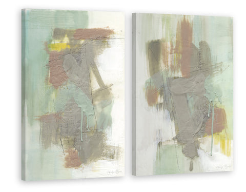 Retro Splash VI Diptych