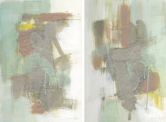 Retro Splash VI Diptych