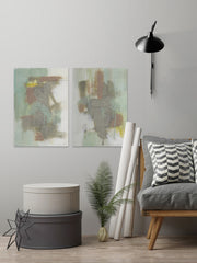 Retro Splash VI Diptych