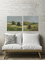 Rolling Pasture III Diptych