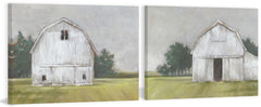 Rustic Barnyard III Diptych