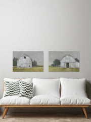 Rustic Barnyard III Diptych