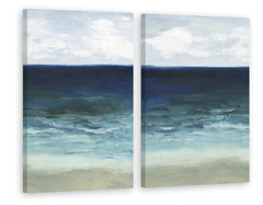 Ocean Deep Diptych