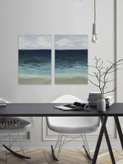 Ocean Deep Diptych