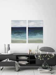 Ocean Deep Diptych