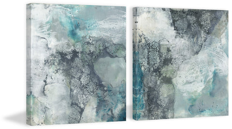 Cloudy Marble Diptych