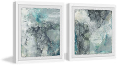 Cloudy Marble Diptych
