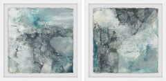 Cloudy Marble Diptych