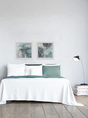 Cloudy Marble Diptych