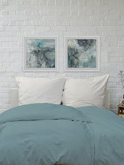 Cloudy Marble Diptych