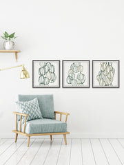 Seed Vessels IV Triptych