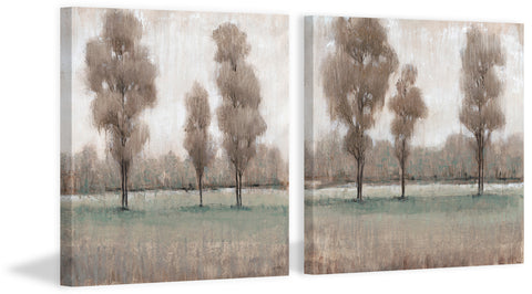 Shimmering Trees III Diptych