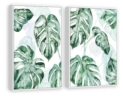 Split Leaf III Diptych