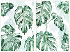 Split Leaf III Diptych