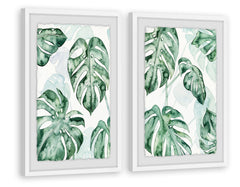 Split Leaf III Diptych