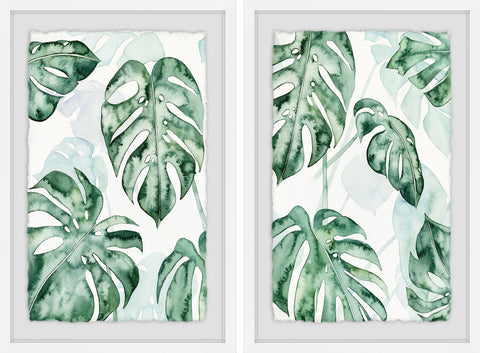 Split Leaf III Diptych