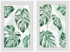 Split Leaf III Diptych