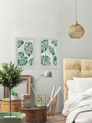 Split Leaf III Diptych