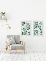 Split Leaf III Diptych