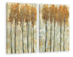 Standing Tall in Autumn III Diptych