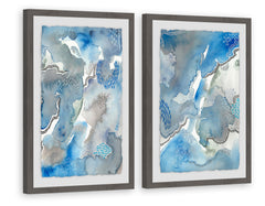 Curvy Smudge Diptych