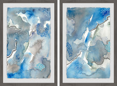 Curvy Smudge Diptych