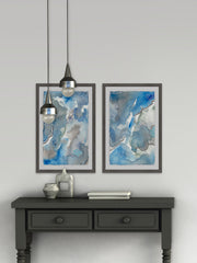 Curvy Smudge Diptych