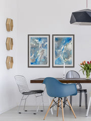 Curvy Smudge Diptych