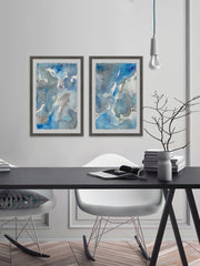 Curvy Smudge Diptych