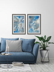 Curvy Smudge Diptych