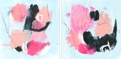 Barbie Smear Diptych