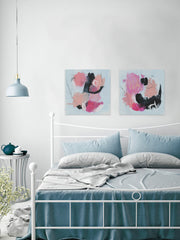 Barbie Smear Diptych