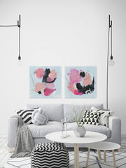 Barbie Smear Diptych