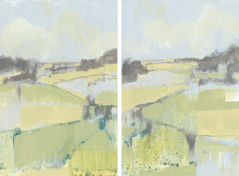 Sweet Fields III Diptych